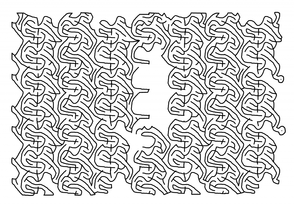 Start and end are the dots on the right