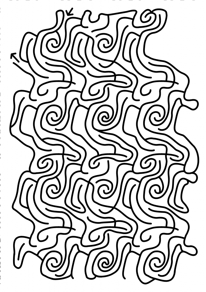 Go in here and out there.