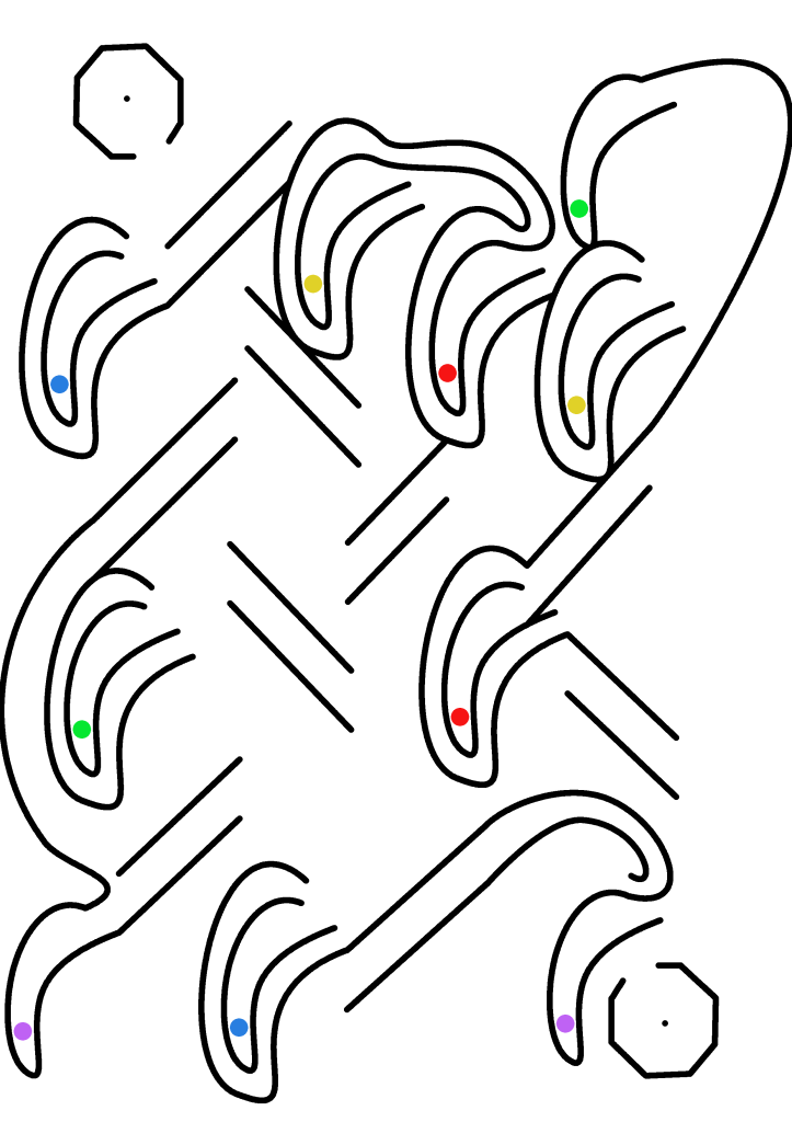 don't cross your own path