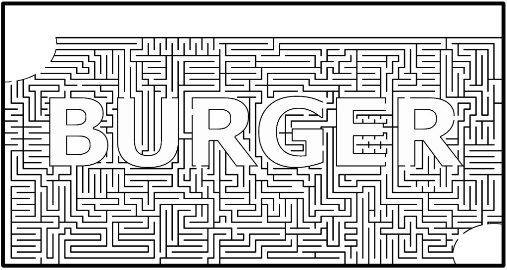 from one open area to the other